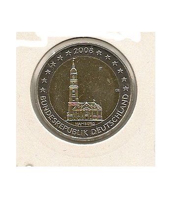 moneda conmemorativa 2 euros Alemania 2008 F (mapa antiguo).