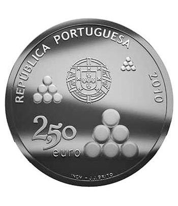 Portugal 2.5 Euros 2010 200 Aº Lineas de Torres Vedras.  - 1