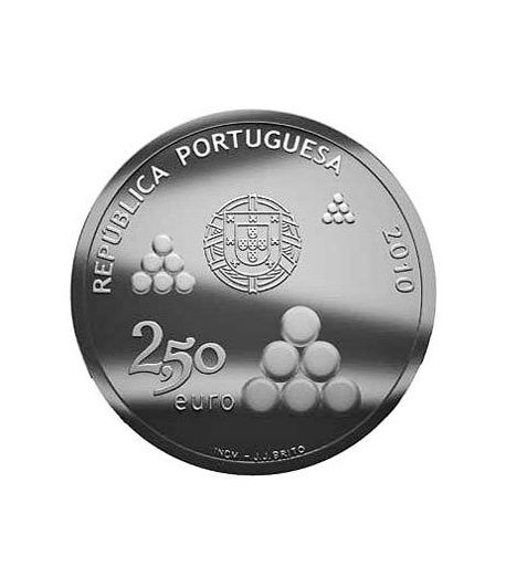Portugal 2.5 Euros 2010 200 Aº Lineas de Torres Vedras.