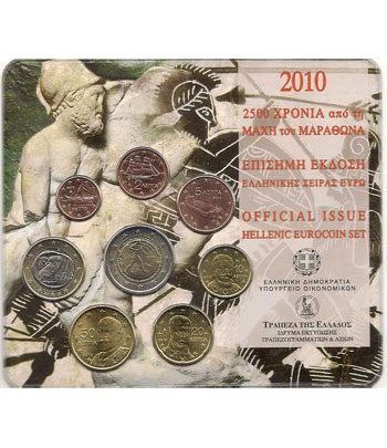 Cartera oficial euroset Grecia 2010 (2 euros conmemorativa)