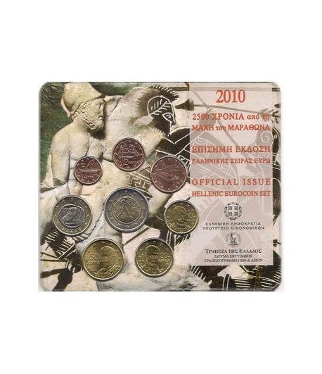 Cartera oficial euroset Grecia 2010 (2 euros conmemorativa)