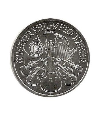 Moneda onza de plata 1,5 euros Austria Filarmonica 2011