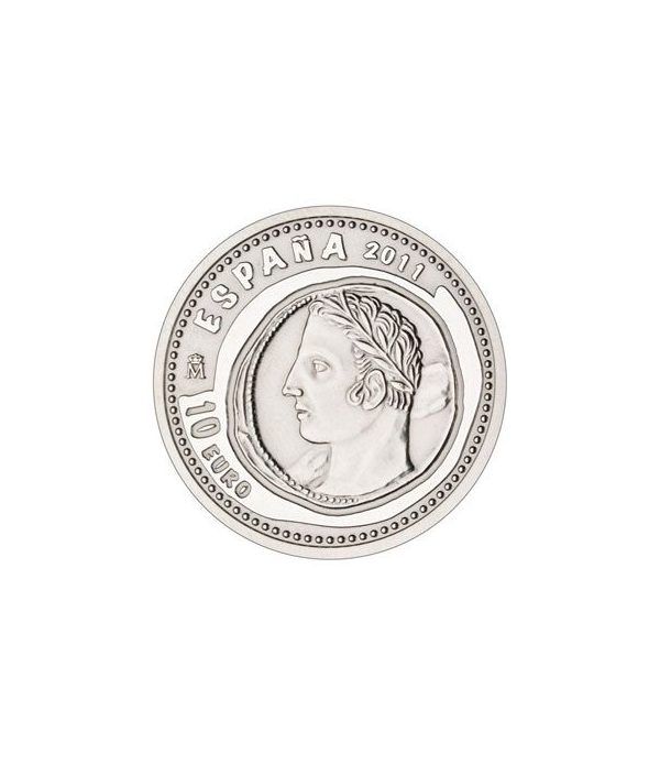 Moneda 2011 Joyas Numismaticas 3ª serie. Shekel. 10 euros plata.  - 6