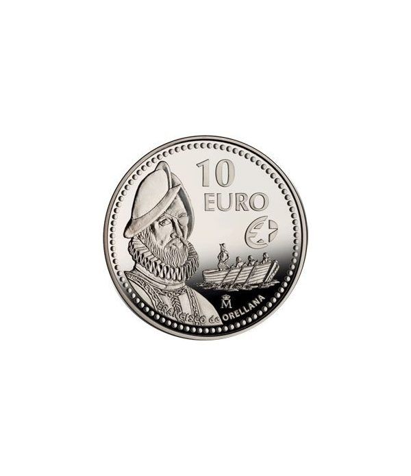 Moneda 2011 Exploradores Fco. de Orellana. 10 euros. Plata.  - 1