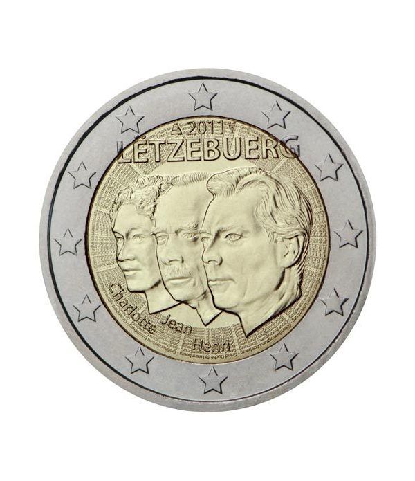 moneda conmemorativa 2 euros Luxemburgo 2011.  - 2