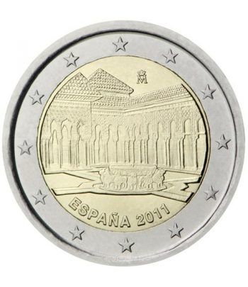 moneda conmemorativa 2 euros España 2011 Alhambra.