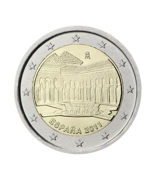 moneda conmemorativa 2 euros España 2011 Alhambra.