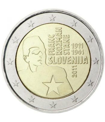 moneda 2 euros Eslovenia 2011 Franc Rozman.