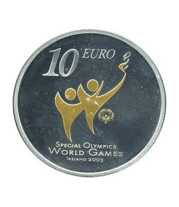 Irlanda 10 Euros (colores-olympics) 2003 (estuche)