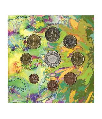Cartera oficial euroset Grecia 2010 + 10€ Biodiversidad.  - 1