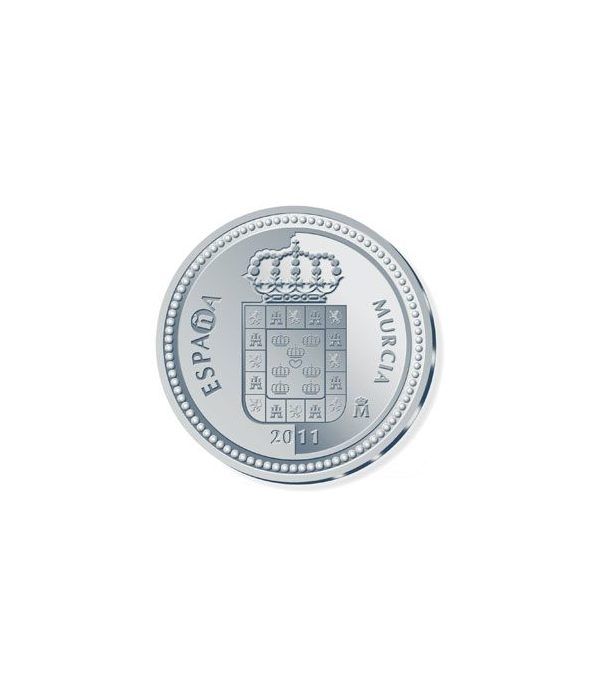 Moneda 2011 Capitales de provincia. Murcia. 5 euros. Plata.