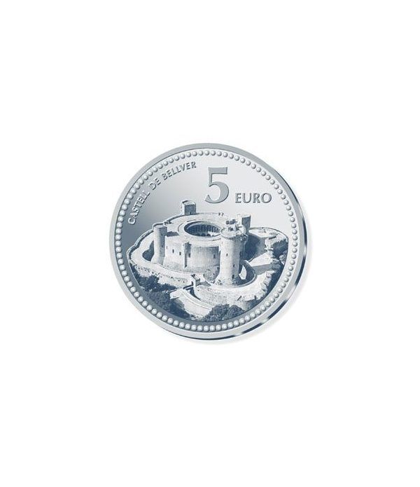 Moneda 2011 Capitales de provincia. Palma. 5 euros. Plata.  - 2