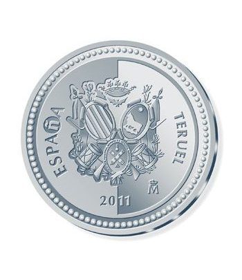 Moneda 2011 Capitales de provincia. Teruel. 5 euros. Plata