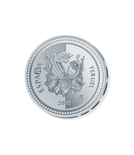 Moneda 2011 Capitales de provincia. Teruel. 5 euros. Plata