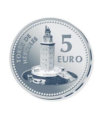 Moneda 2011 Capitales de provincia. A Coruña. 5 euros. Plata.