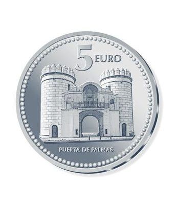 Moneda 2011 Capitales de provincia. Badajoz. 5 euros. Plata.