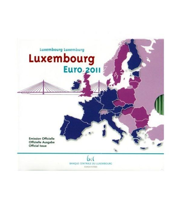 Cartera oficial euroset Luxemburgo 2011 (incluye 2€ conmemorat.)  - 1