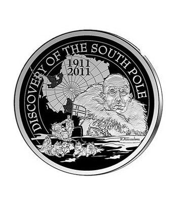 moneda Belgica 10 Euros 2011 100 A. Conquista Polo Sur. Proof  - 1