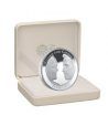 Moneda de plata Boda Real 5 Pounds Inglaterra 2011. Proof.