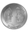 Moneda de plata Boda Real 5 Pounds Inglaterra 2011. Proof.