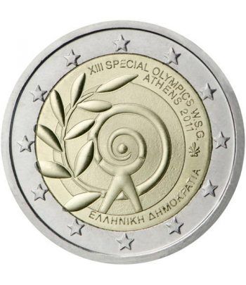 moneda conmemorativa 2 euros Grecia 2011.(Olimp.Especiales)  - 2