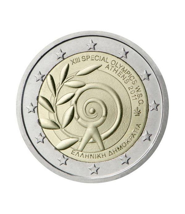 moneda conmemorativa 2 euros Grecia 2011.(Olimp.Especiales)