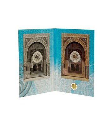 Cartera oficial euroset 2 Euros España 2011 Alhambra + Sellos