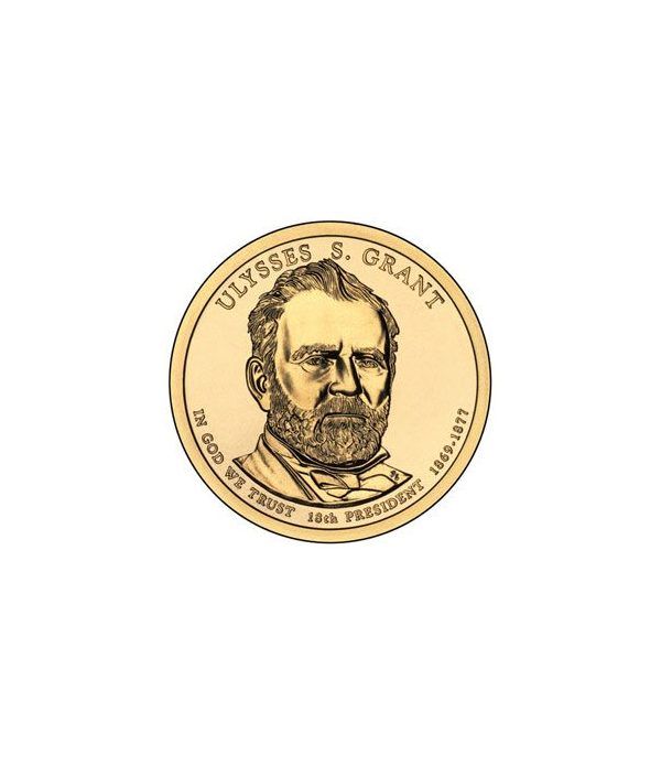 E.E.U.U. 1$ (2011) 18º  Presidencial Ulysses S. Grant (2cecas)  - 2