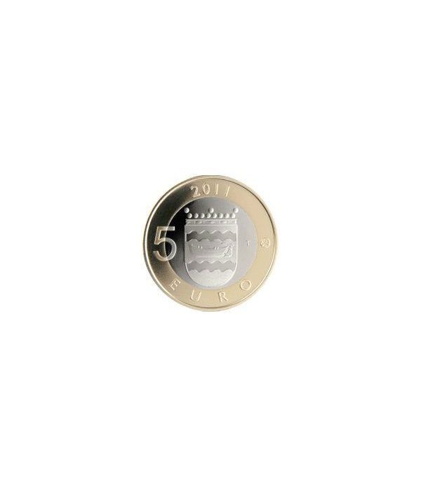 moneda Finlandia 5 Euros 2011 (5ª). Uusima.  - 4