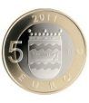 moneda Finlandia 5 Euros 2011 (5ª). Uusima.