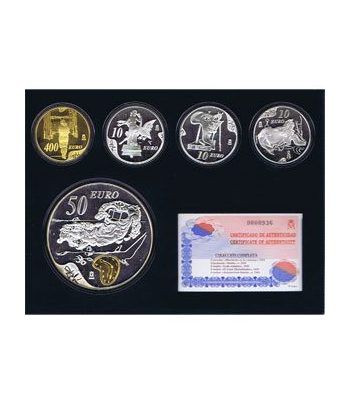Monedas 2004 Dalí. Completa. Oro y Plata.