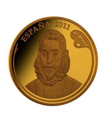 Moneda 2011 Pintores Españoles. El Greco. 400 euros. Oro.