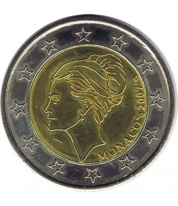 moneda conmemorativa 2 euros Monaco 2007 Grace kelly Prueba