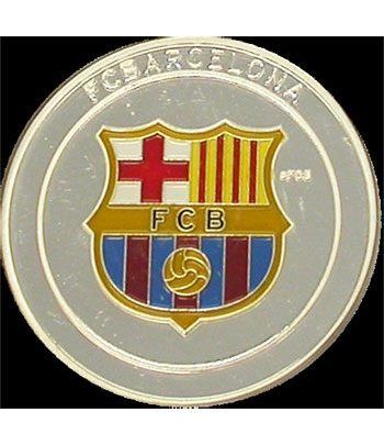 Medalla F.C. Barcelona (David Villa) niquel.