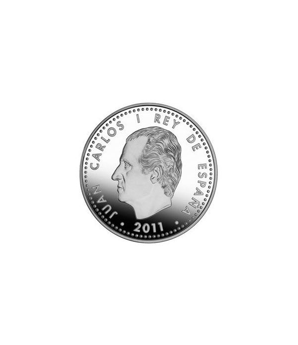 Moneda 2011 25º Aniv. España y Portugal en la U.E. 10 euros. Pla  - 4