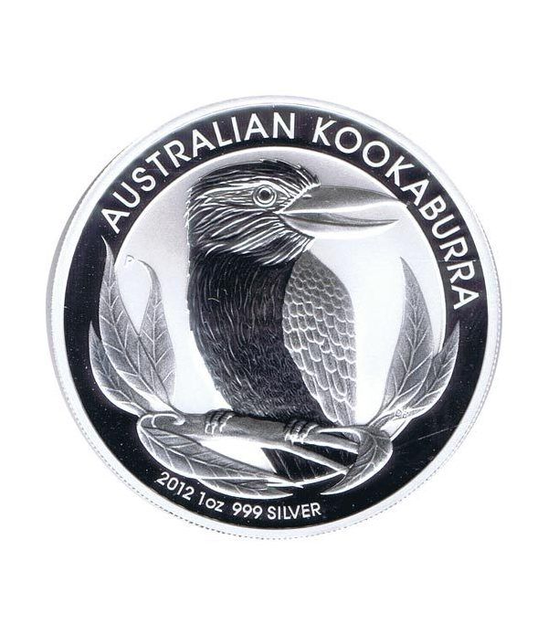 Moneda onza de plata 1$ Australia Kookaburra 2012