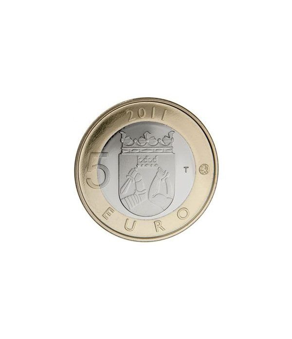 moneda Finlandia 5 Euros 2011 (6ª). Karelia.  - 1