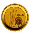 Monedas 2011 25º Aniv. España y Portugal en la U.E. Conjunta Oro