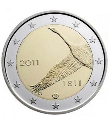 moneda conmemorativa 2 euros Finlandia 2011.