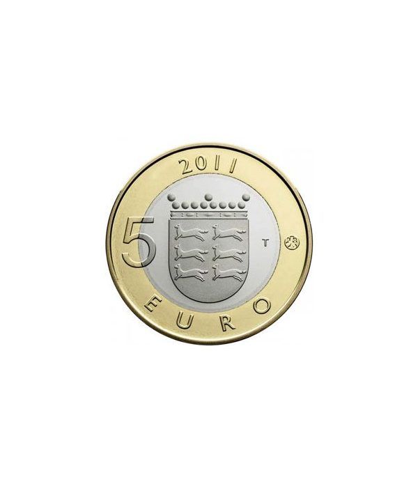 moneda Finlandia 5 Euros 2011 (7ª). Ostrobothnians.  - 1