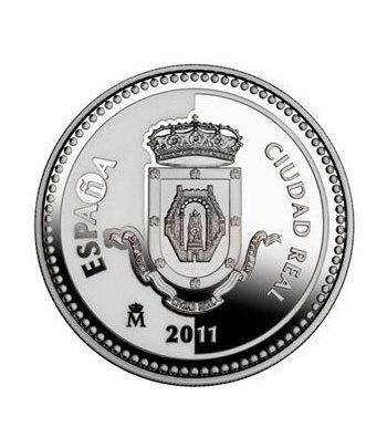 Moneda 2011 Capitales de provincia. Ciudad Real. 5 euros. Plata.