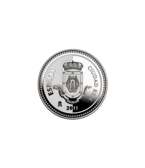 Moneda 2011 Capitales de provincia. Ciudad Real. 5 euros. Plata.