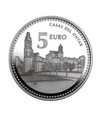 Moneda 2011 Capitales de provincia. Girona. 5 euros. Plata.