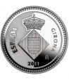 Moneda 2011 Capitales de provincia. Girona. 5 euros. Plata.