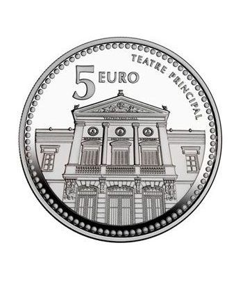 Moneda 2011 Capitales de provincia. Castellón. 5 euros. Plata.