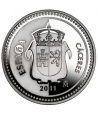 Moneda 2011 Capitales de provincia. Cáceres. 5 euros. Plata.