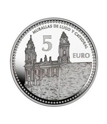 Moneda 2011 Capitales de provincia. Lugo. 5 euros. Plata.
