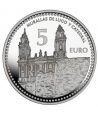 Moneda 2011 Capitales de provincia. Lugo. 5 euros. Plata.