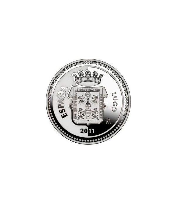 Moneda 2011 Capitales de provincia. Lugo. 5 euros. Plata.  - 4