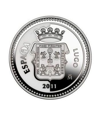 Moneda 2011 Capitales de provincia. Lugo. 5 euros. Plata.